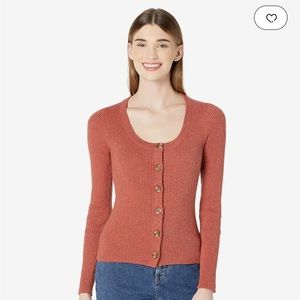 Madewell Scoopneck Cardigan Sweater, size small, NWT